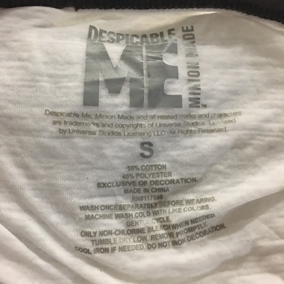 3/$15 Despicable Me Minion Burn Out Tee Shirt - Picture 5 of 5